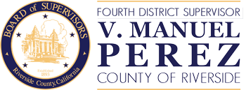 Supervisor V Manuel Perez Fourth District County of Riverside Logo