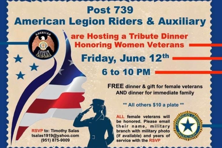 Post 739 American Legion Riders Auxiliary June 12, 2026