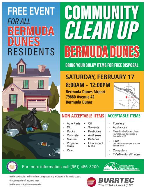 Bermuda Dunes Cleanup