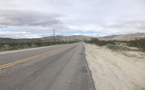 Desert Hot Springs road