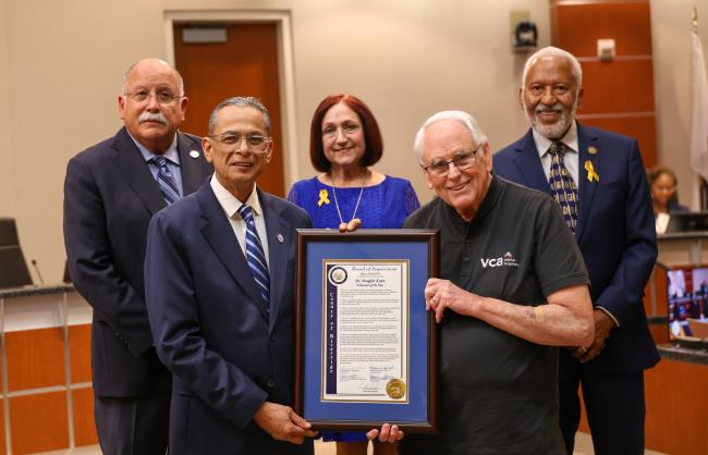 Dr. Kunz Honored